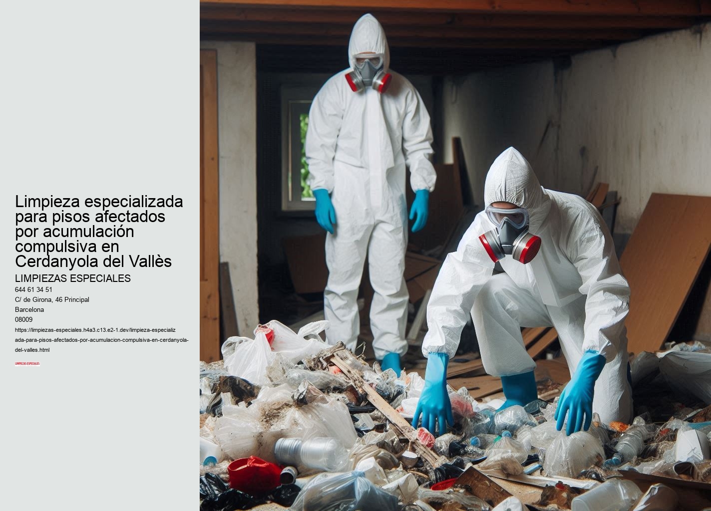 Restauración de la habitabilidad del hogar