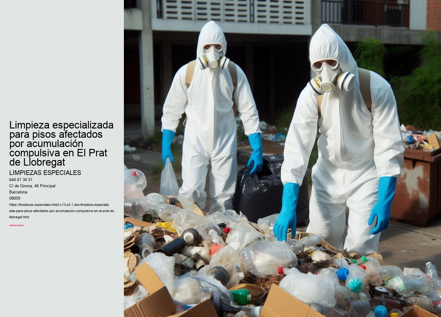 Eliminación de plagas y control de infecciones